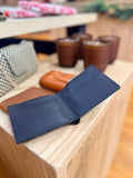 BLACK LEATHER WALLET