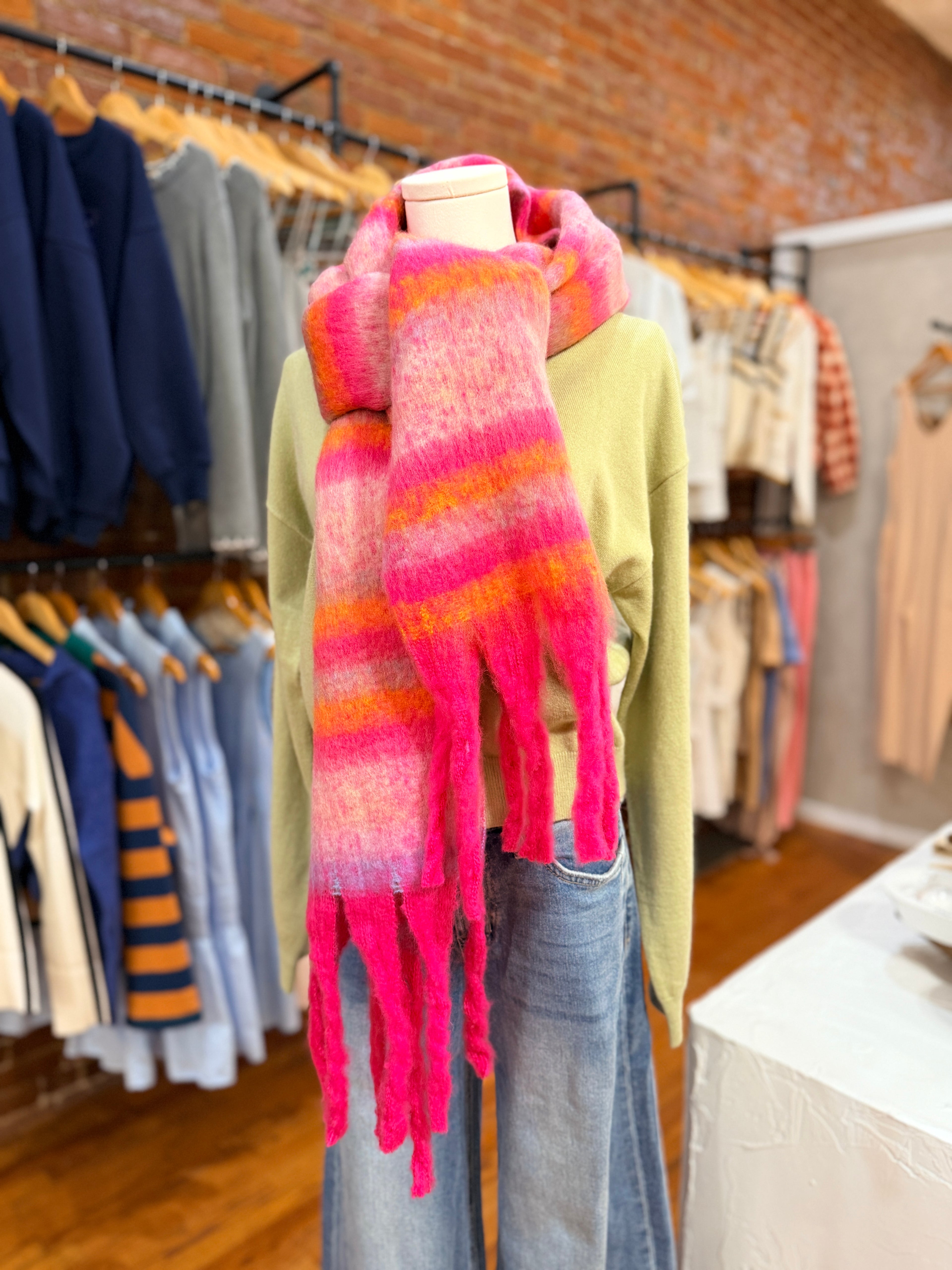VINTAGE STRIPE SCARF
