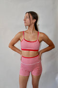Red gingham bra